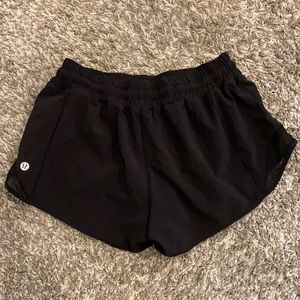 Black lululemon shorts